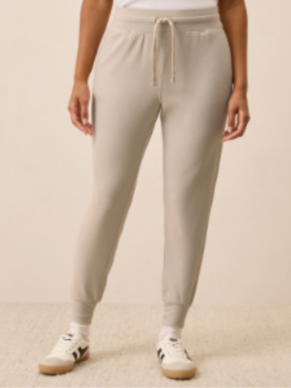 Pact Women's Nickel Grey CloudKnit Jogger Small New